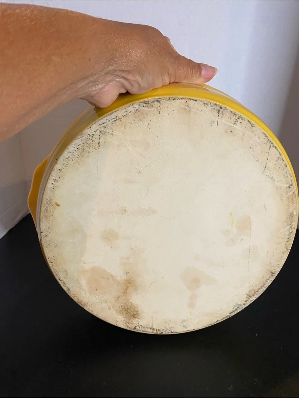 Daffodil Yellow Round Ceramic Baking Dish 10”x10”x2”